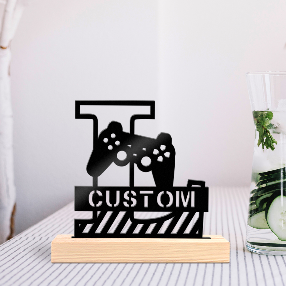 Eve Party - 1 Stück Metall-Tischdekoration und -Ornamente mit