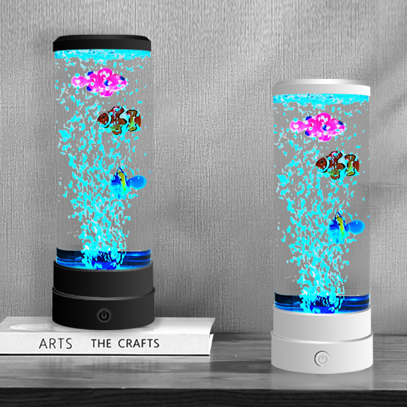 Eve Party - Simulierter LED-Mehrfarben-Blasenfisch als Atmosphäre-Dekoartikel für Zuhause