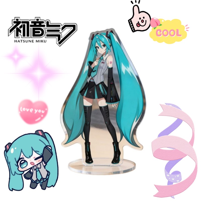 Event Support - Hatsune Miku 10cm Acryl-Ständer Niedlicher Anime-Charakter