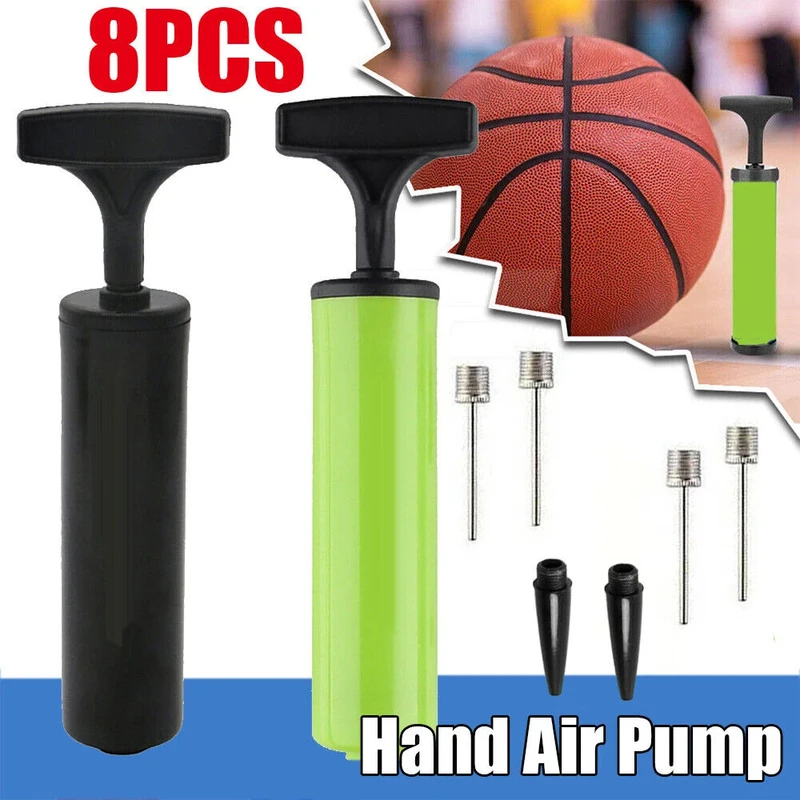 Balloon Pump Hand - 8Pcs Tragbare Ball Pumpe Set Flexible
