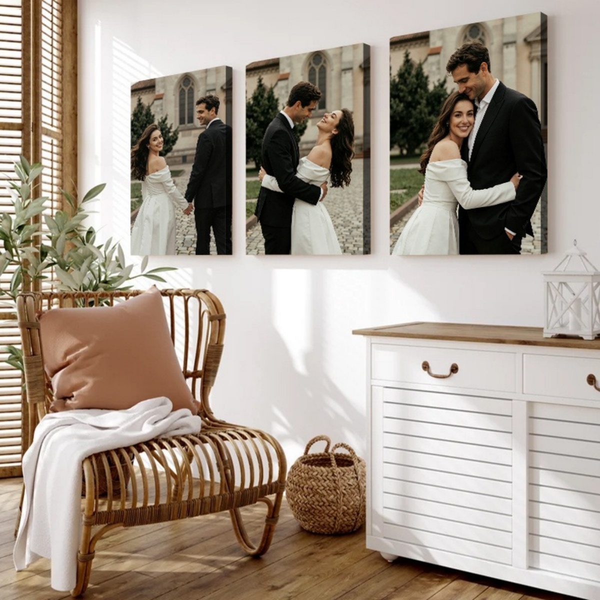 Eve Party - Set mit 3 individuellen Fotoleinwanddrucken –