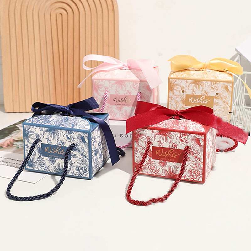 Event Party Box - 25/50pcs wünscht Süßigkeiten schachtel mit Griff