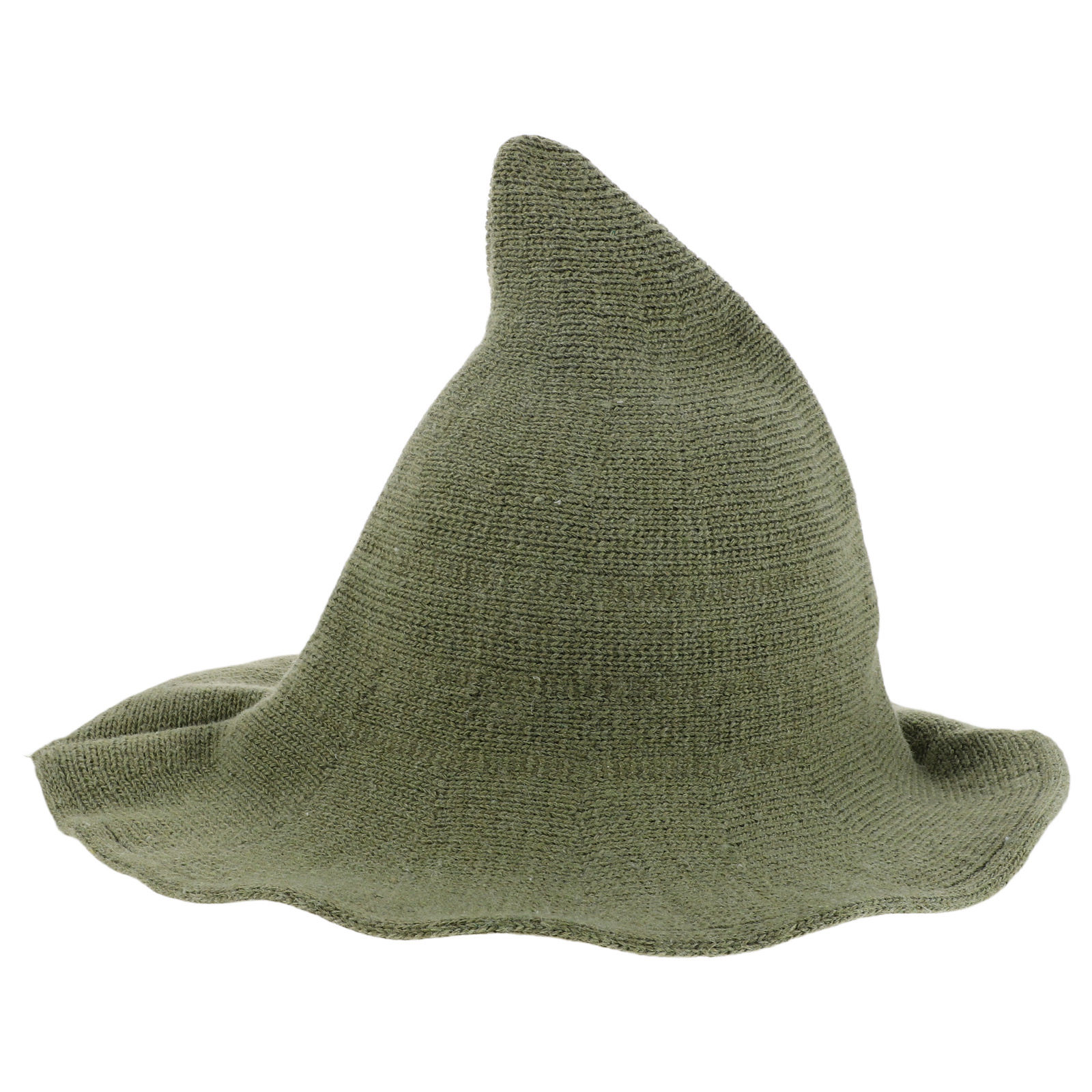Party Hat Cone - Grüner Hexenhut für Herren aus Wollmischung
