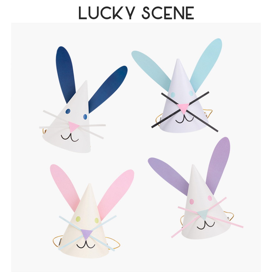 Party Hat Cone - Bunny Ohren Geburtstag Hut Cute Bunny
