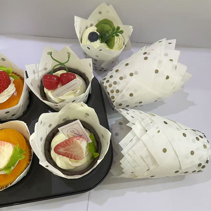 Event Suppliers - 50 Stück/100 Stück Gold Dot Tulip