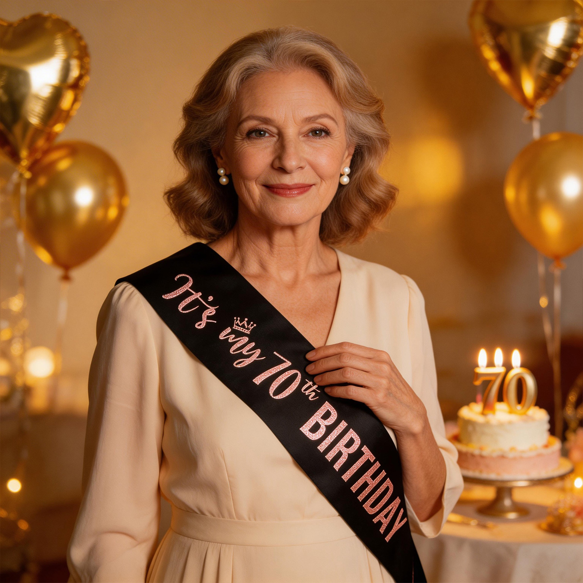 Elegante Schärpe mit der Aufsc – Birthday Sash Glitter Bewertung und Preis