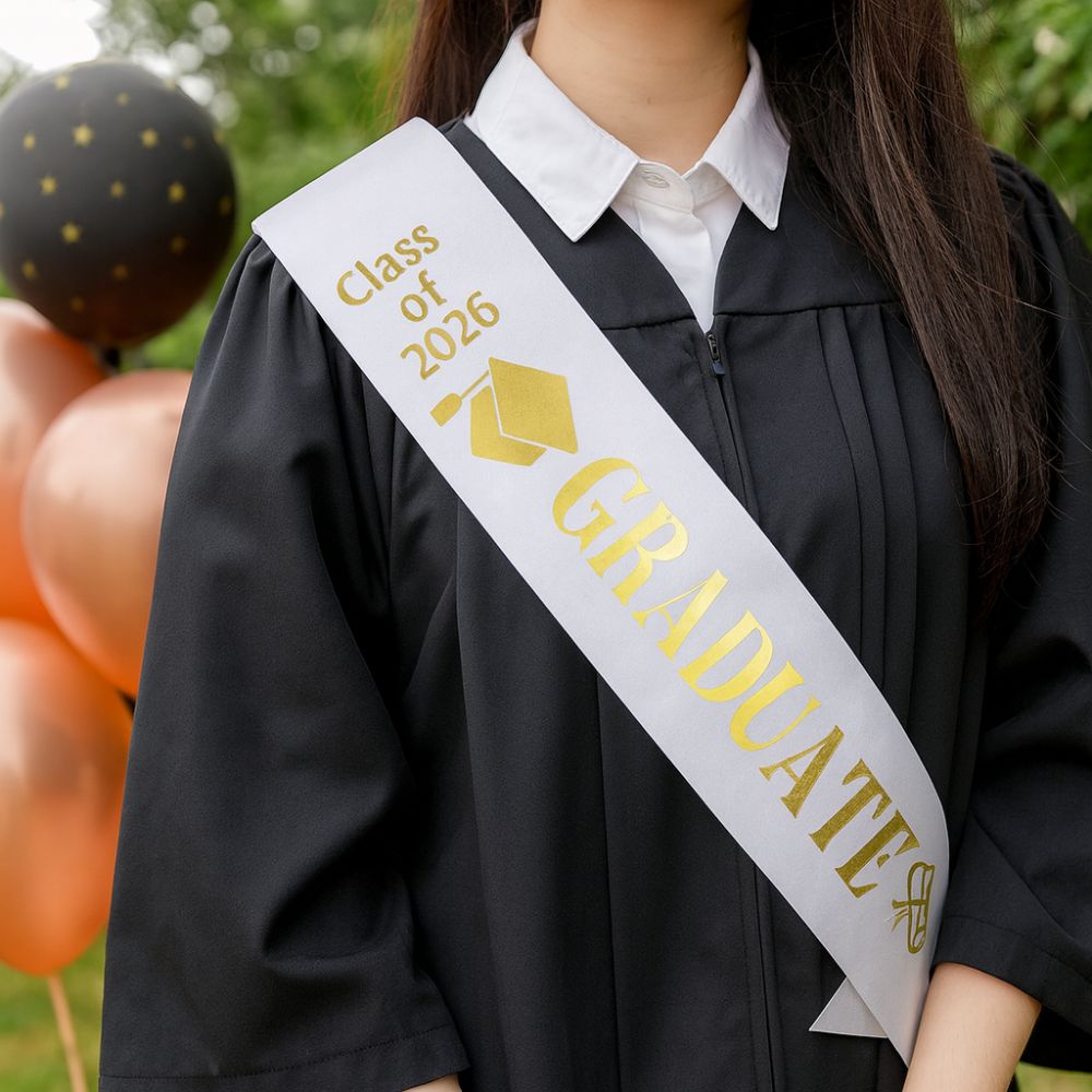 Abschluss-Schleife Klasse 2026 – Birthday Sash Glitter Bewertung und Preis
