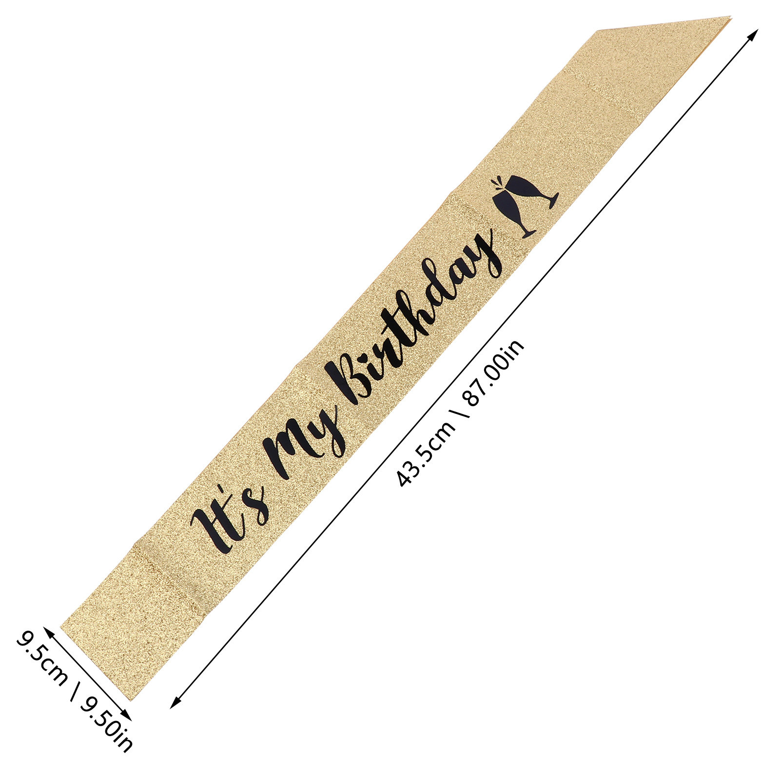1 Stück Geburtstags-Party-Schä – Birthday Sash Glitter Bewertung und Preis