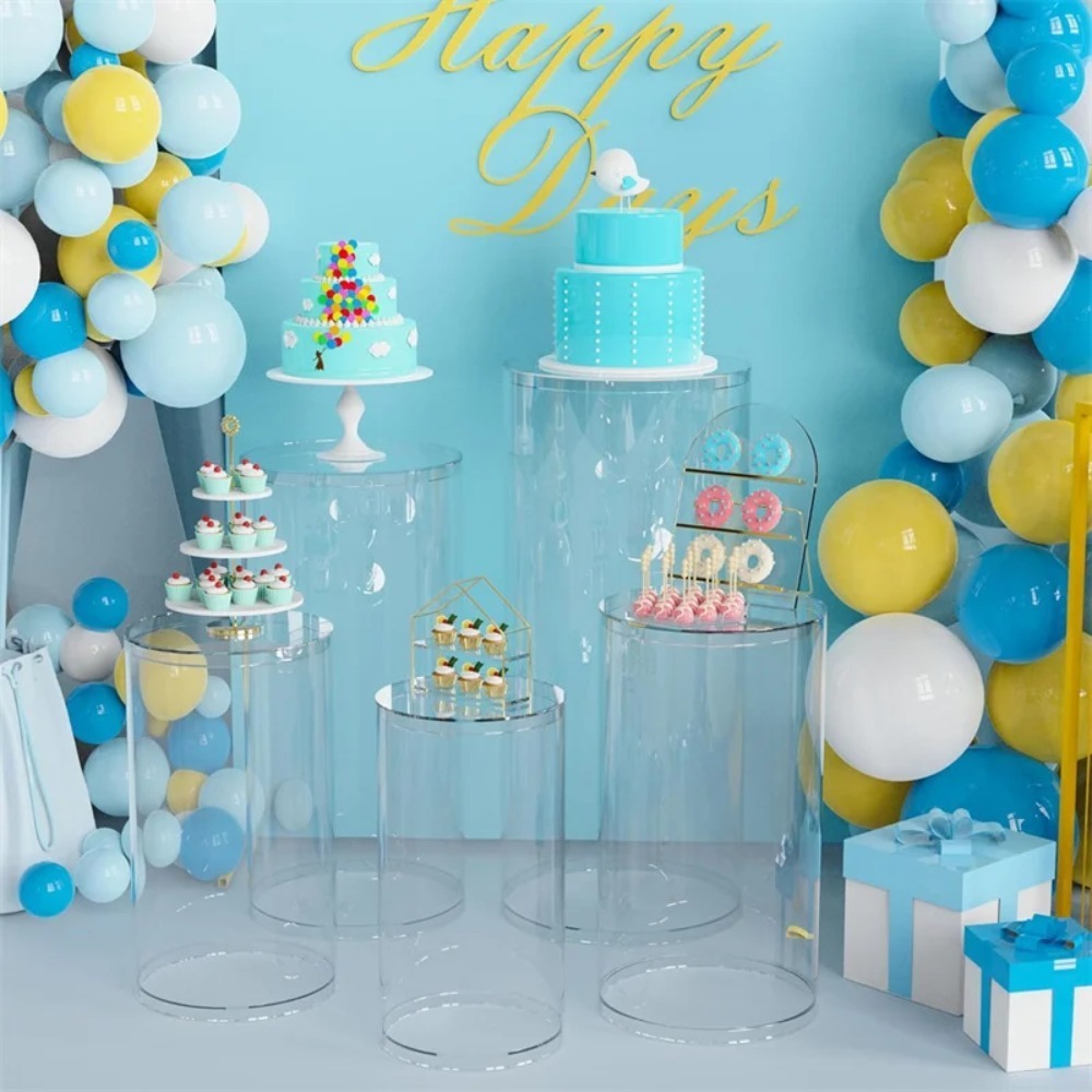 3/5 Stück Weiße Zylinderförmig – Dessert Table Backdrop Bewertung und Preis