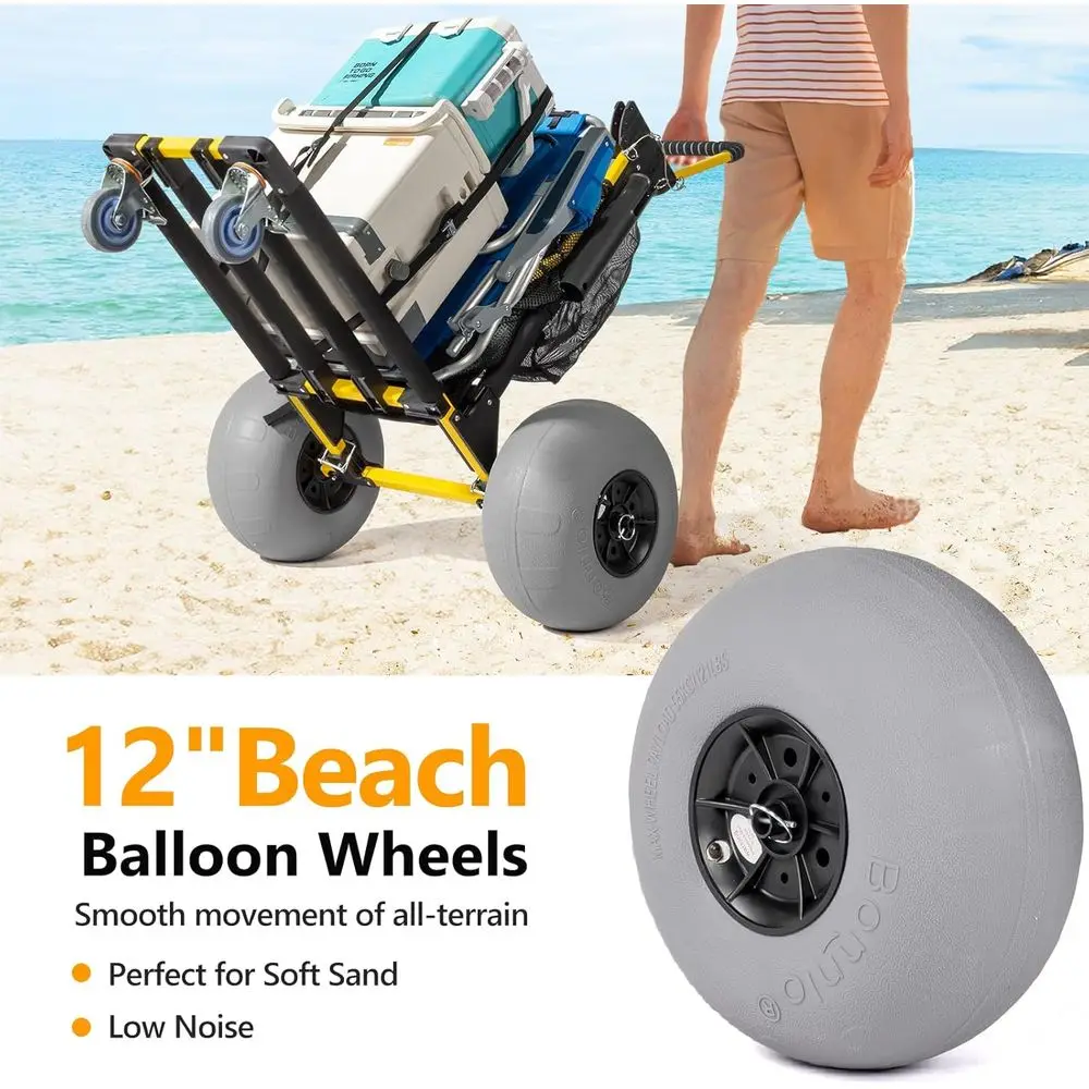 Vielseitiger Strandwagen mit 1 – Balloon Pump Hand Bewertung und Preis