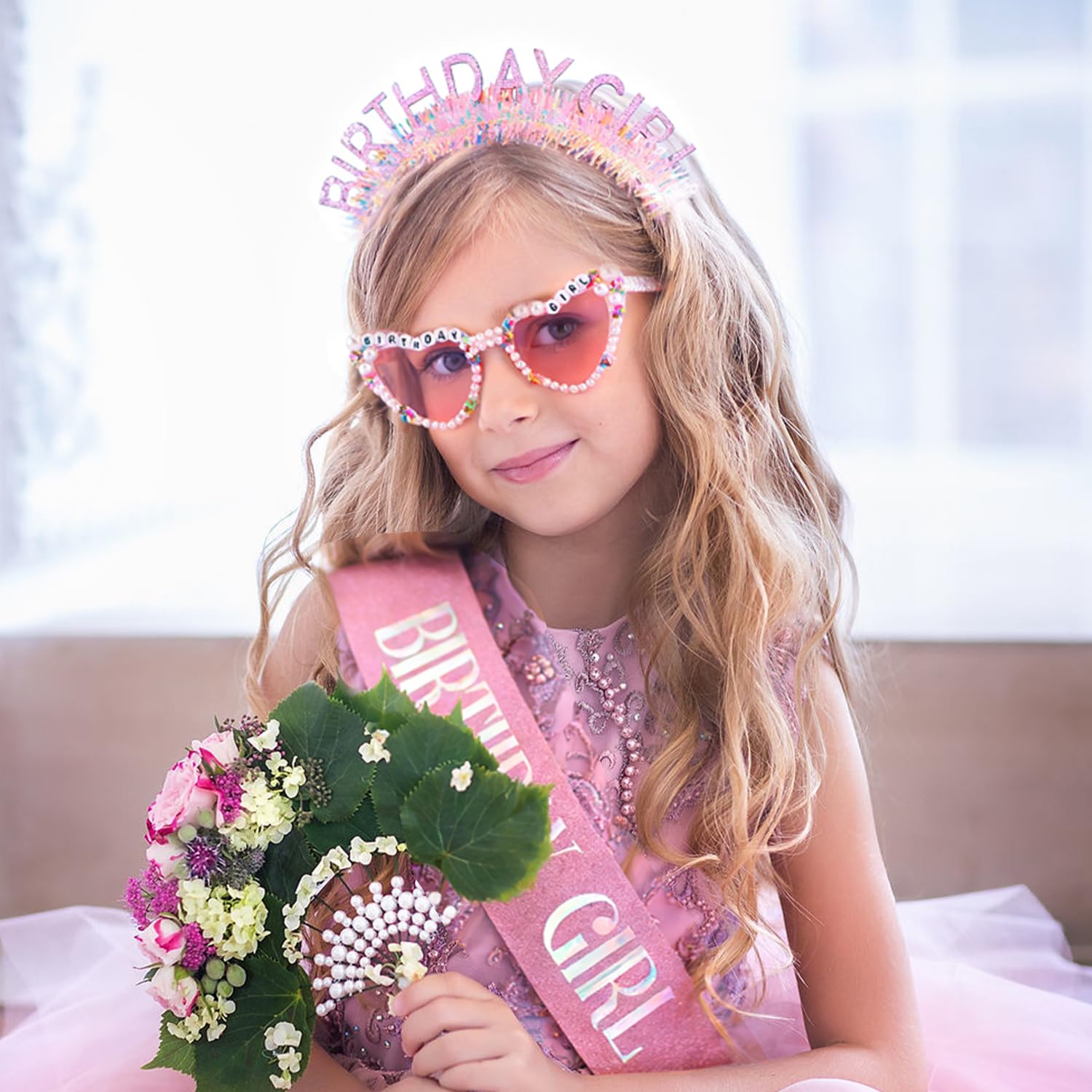 Geburtstagsmädchen Stirnband S – Birthday Sash Glitter Bewertung und Preis
